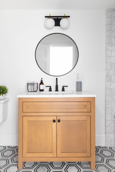 Custom Vanity Installation in Waxahachie