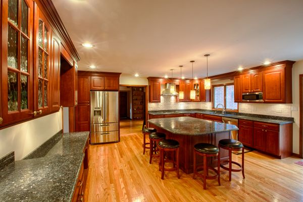 Cherry Kitchen Cabinet Repair in Waxahachie